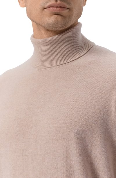 Кашемировая водолазка CORNELIANI светло-бежевого цвета по цене 109000 руб., арт. 28M531/2A25185, фото 5 Кашемировая водолазка CORNELIANI, арт. 28M531/2A25185, фото 5