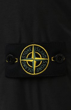 Мужской утепленный плащ STONE ISLAND черного цвета, арт. 751570832 | Фото 5 (Материал подклада: Синтетический материал; Материал внешний: Синтетический материал; Мужское Кросс-КТ: Плащ-верхняя одежда; Рукава: Длинные; Длина (верхняя одежда): До середины бедра; Материал сплава: Проставлено; Драгоценные камни: Проставлено; Стили: Кэжуэл)