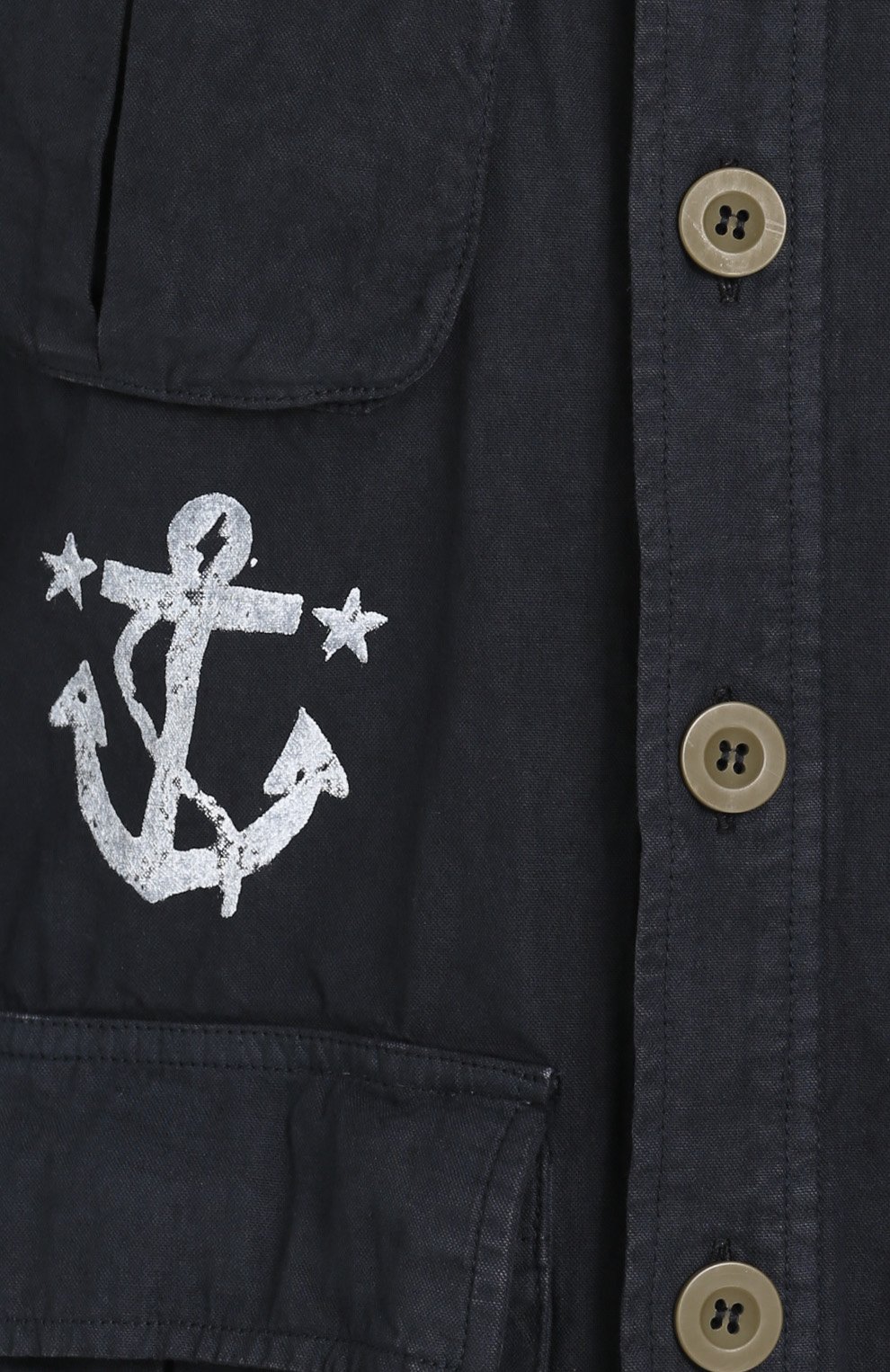 Френч из смеси хлопка и льна с принтом THE EDITOR, арт. E2.2447T12/5518, фото 5