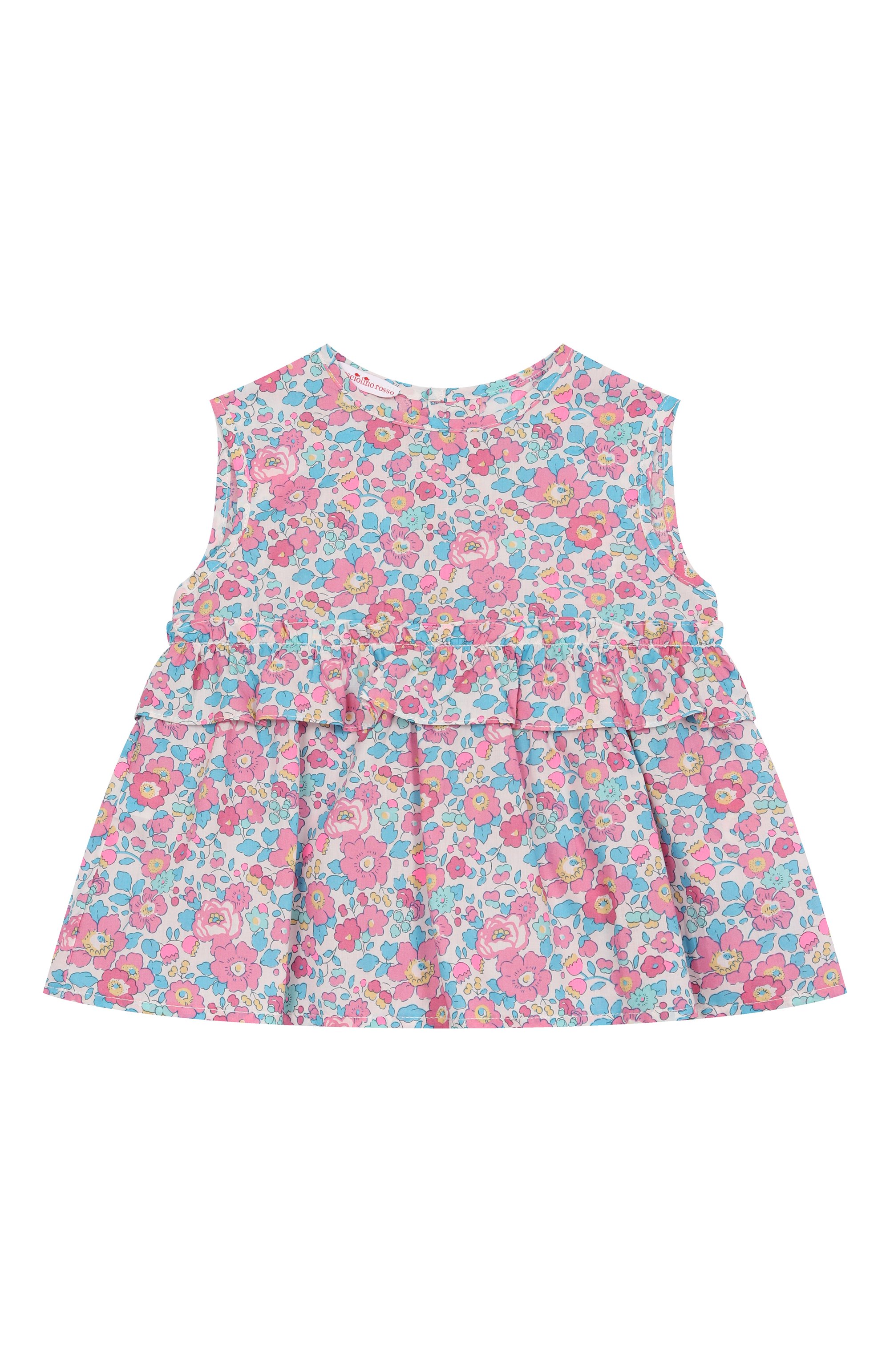 Хлопковый топ PESCIOLINO ROSSO, арт. PBSBL-11/1A-6A, фото 1