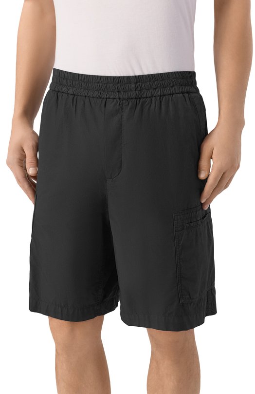 Хлопковые шорты Iceberg D070/0032 Чёрный  D070/0032 Фото 3