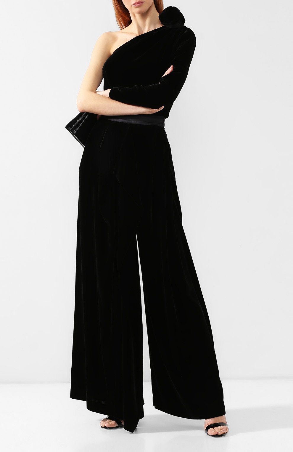 Бархатные брюки VIKA GAZINSKAYA, арт. SS19-1718, фото 2