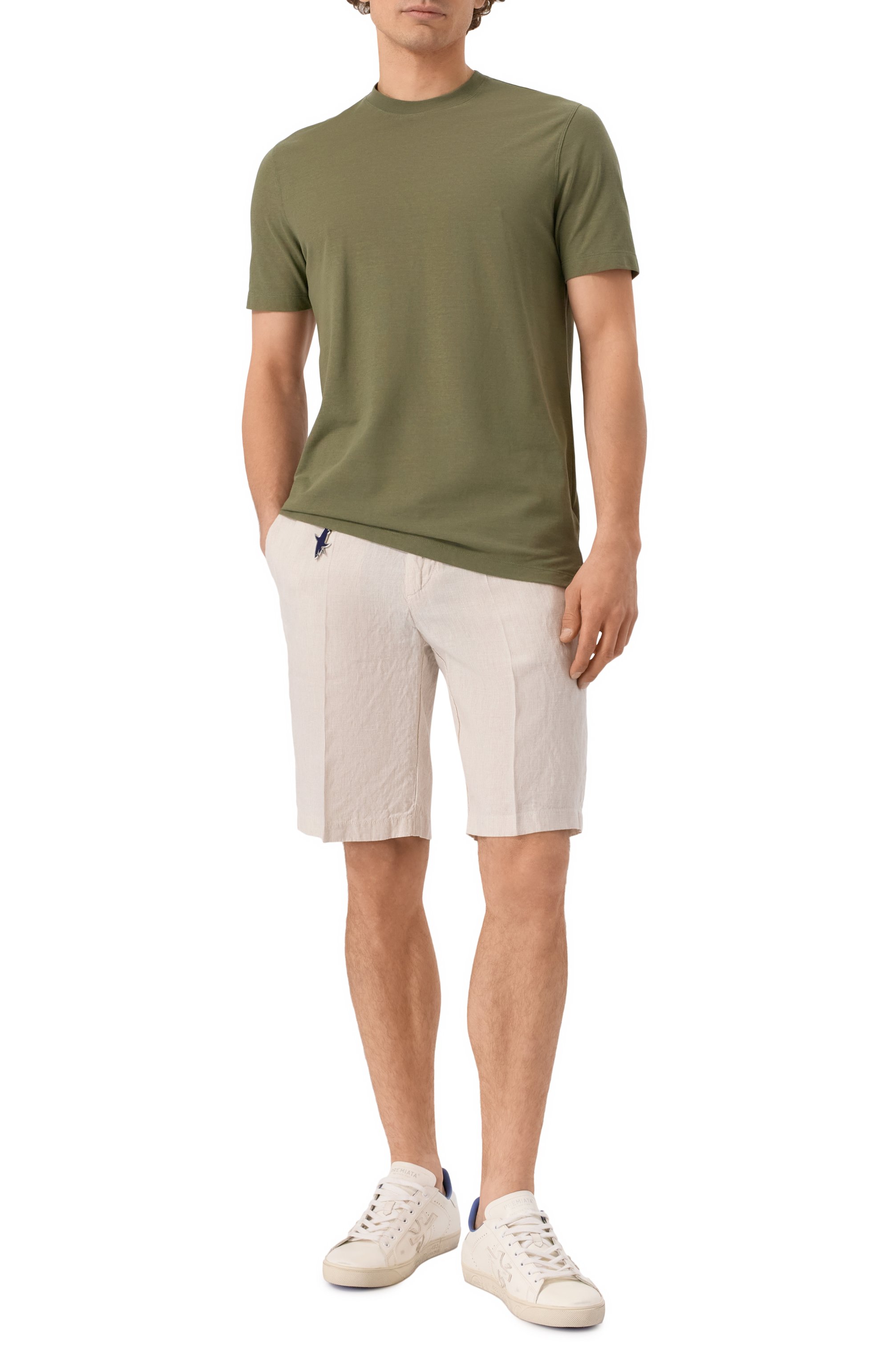 Льняные шорты PAUL&SHARK, арт. 25414048, фото 2