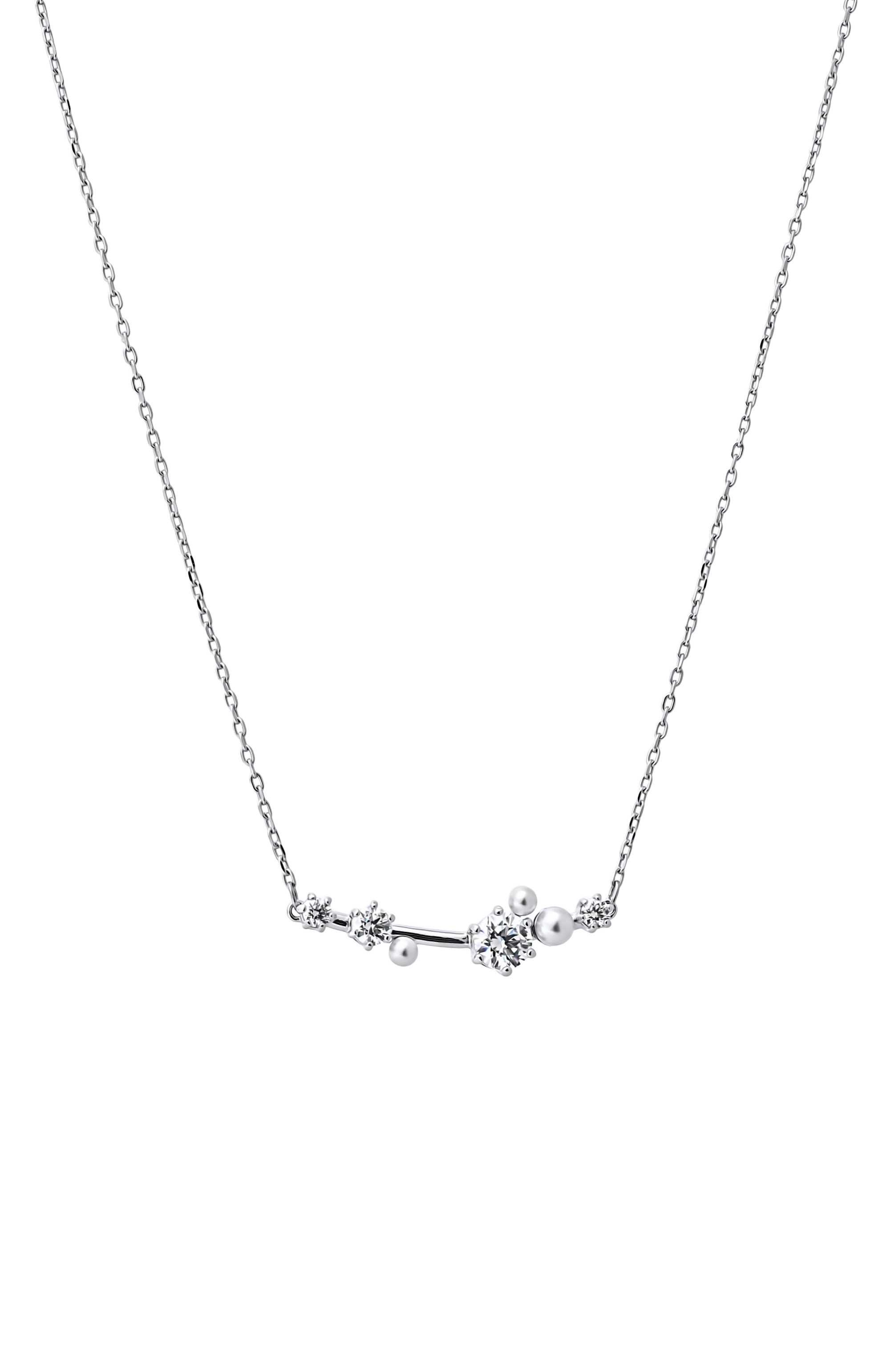 Колье constella SWAROVSKI серебряного цвета по цене 21400 руб., арт. 5705626, фото 3 Колье constella SWAROVSKI, арт. 5705626, фото 3