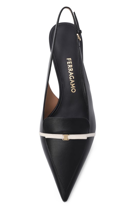 Кожаные туфли Giusina 40 Ferragamo 01K799/790 Чёрный  01K799/790 Фото 6