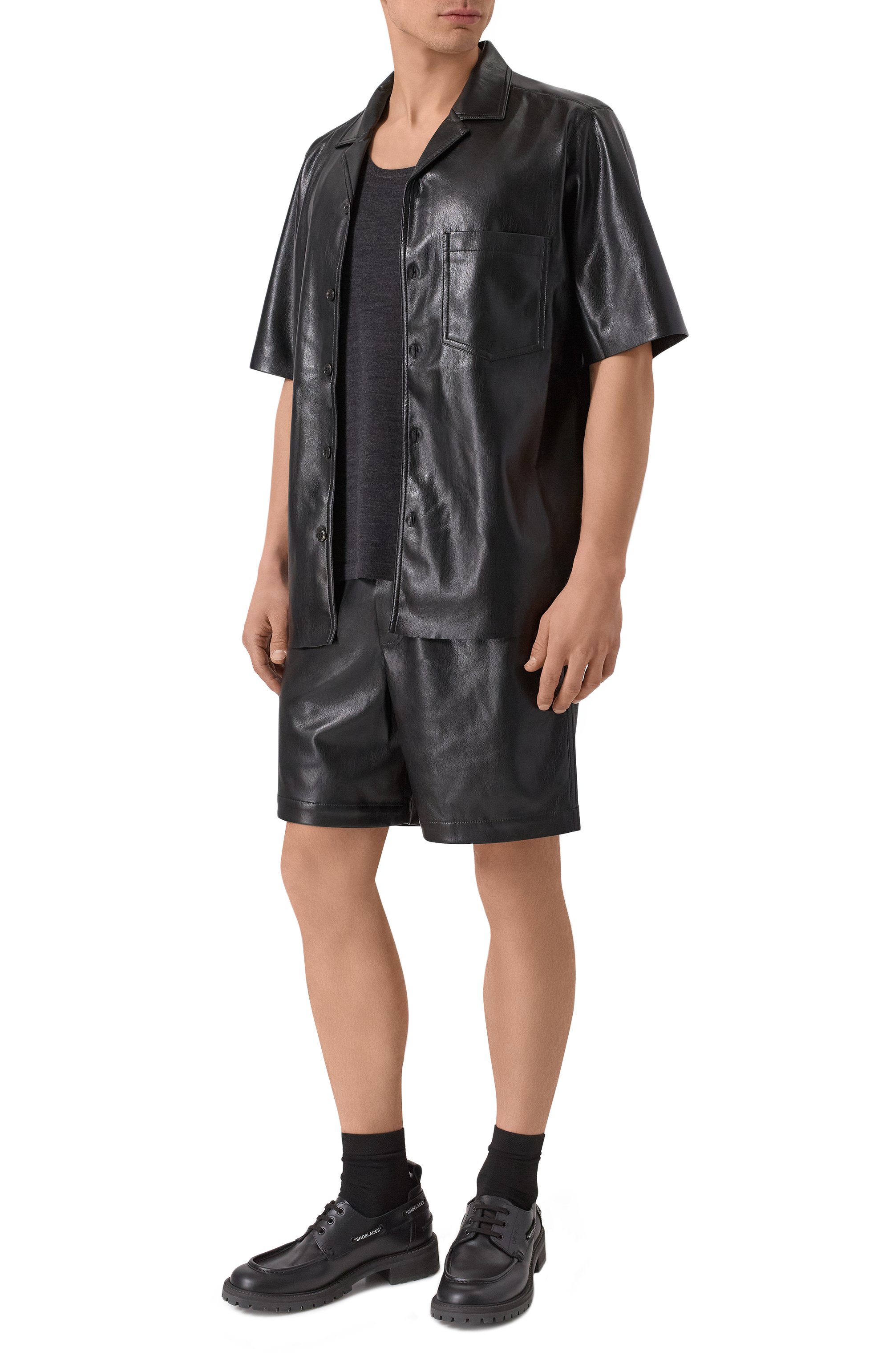 Рубашка из экокожи NANUSHKA, арт. NM22CRSH00199, фото 2