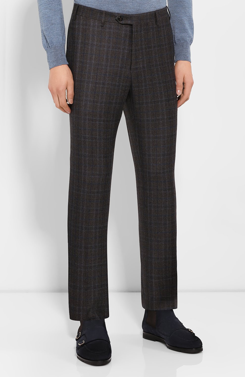 Шерстяные брюки CORNELIANI, арт. 845280-9817301/02, фото 3