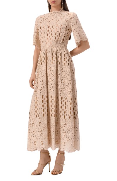 Хлопковое платье ZUHAIR MURAD, арт. RDR25331/LAC0003, фото 3