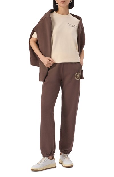 Хлопковая футболка sporty & rich x le bristol paris SPORTY AND RICH, арт. T0043517619CR01, фото 2