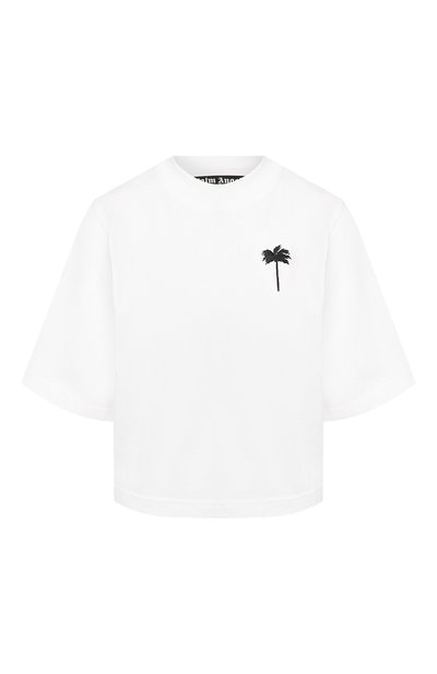 Женская хлопковая футболка PALM ANGELS, арт. PWAA020S20JER0030210
