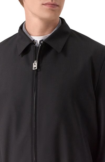 Бомбер HUGO черного цвета по цене 47800 руб., арт. 50554288, фото 5 Бомбер HUGO, арт. 50554288, фото 5