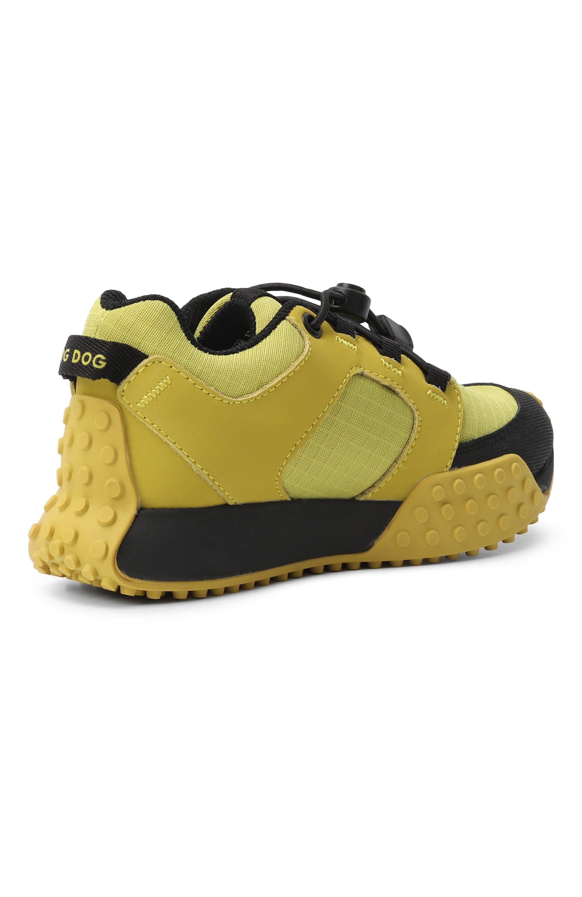 Комбинированные кроссовки JOG DOG желтого цвета по цене 11990 руб., арт. 1747BUFRH3-107, фото 3 Комбинированные кроссовки JOG DOG, арт. 1747BUFRH3-107, фото 3