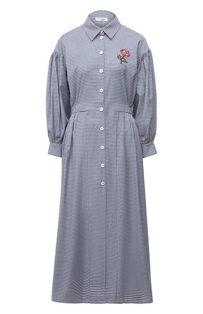 Женское платье из вискозы и шерсти LOOM BY RODINA, арт. LBR/FW-DRSG22