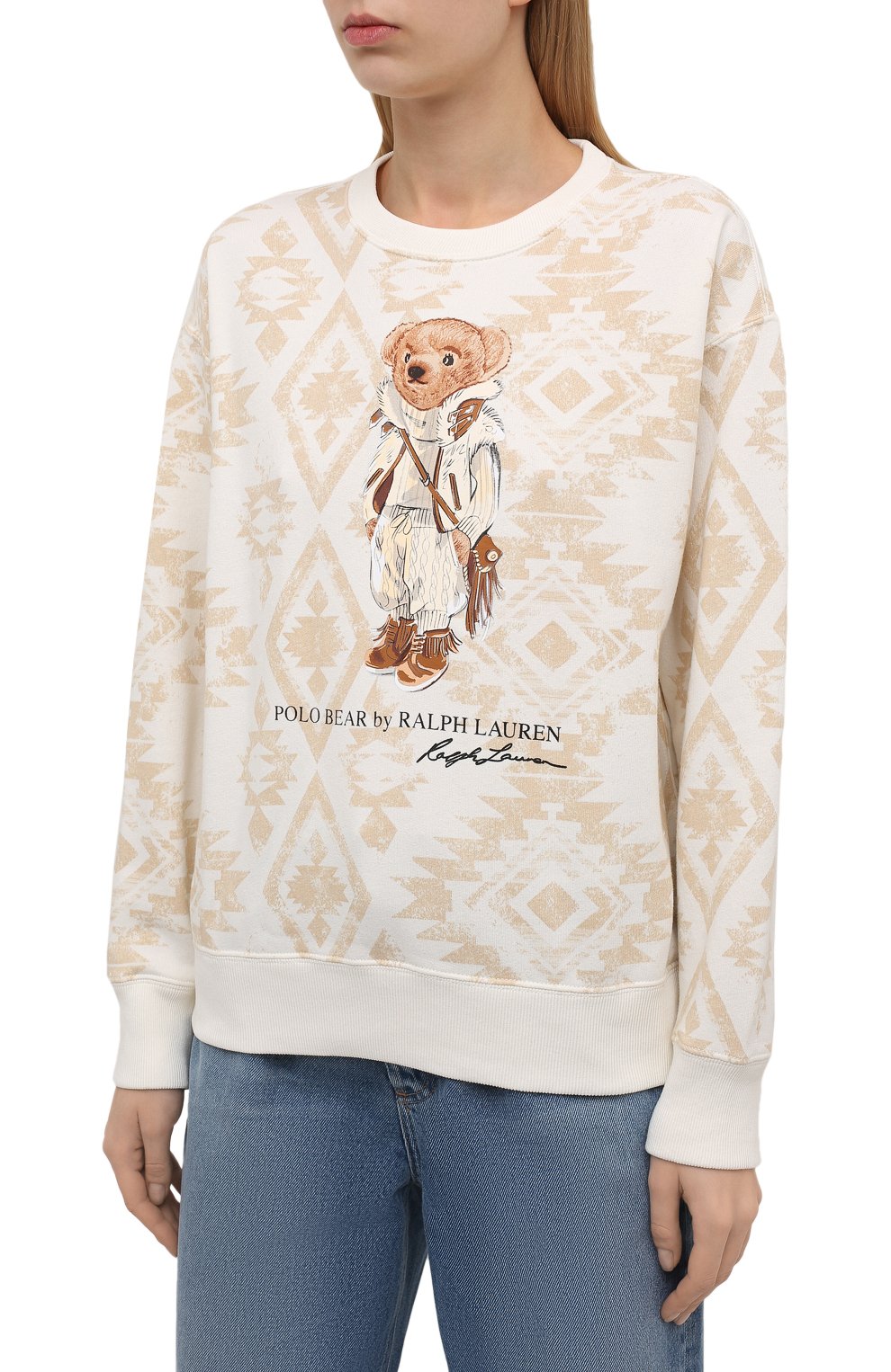 Хлопковый свитшот POLO RALPH LAUREN, арт. 211846895, фото 3