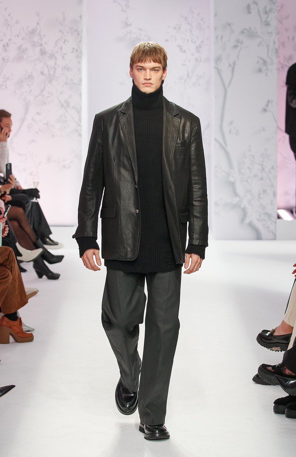 Шерстяной свитер ANN DEMEULEMEESTER, арт. 2402-M-KN32-KN048-099, фото 6