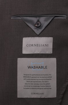 Мужской шерстяной костюм CORNELIANI темно-коричневого цвета, арт. 25X007-2518425_SET | Фото 9 (Материал сплава: Проставлено; Материал внешний: Шерсть; Драгоценные камни: Проставлено; Рукава: Длинные; Костюмы М: Однобортный; Стили: Классический)
