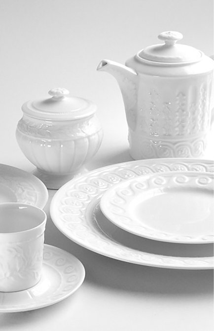 Блюдо louvre BERNARDAUD белого цвета, арт. 0542/5615 | Фото 2 (Интерьер_коллекция: Louvre White; Ограничения доставки: fragile-2)