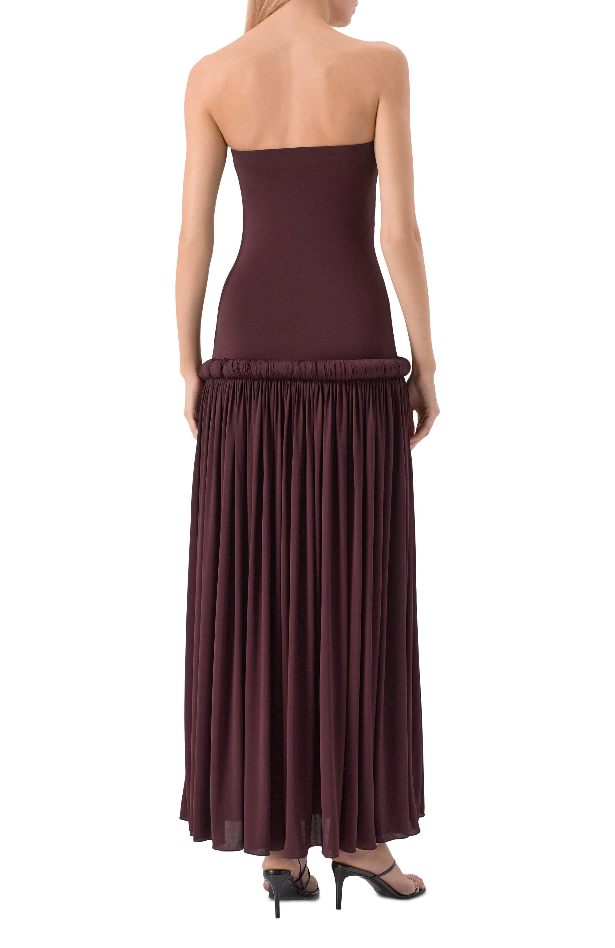 Платье из вискозы ALAIA, арт. AA9R1406J050A, фото 4