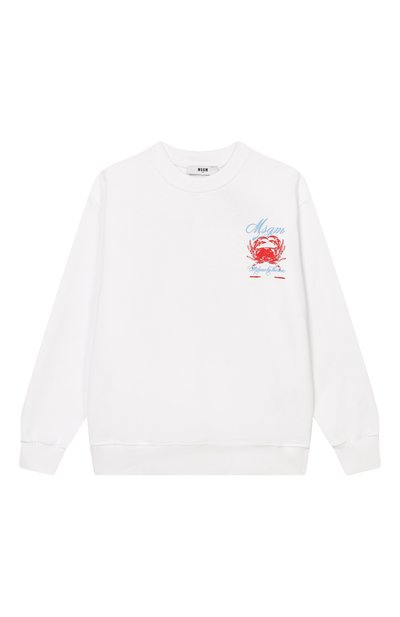 Хлопковый свитшот MSGM KIDS, арт. S6MSJBSW294
