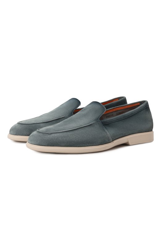 фото Замшевые лоферы santoni