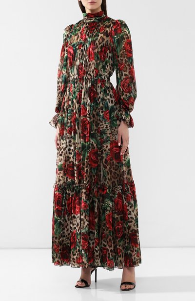 Шелковый комбинезон DOLCE & GABBANA, арт. F6D1ET/HS1Z0, фото 3