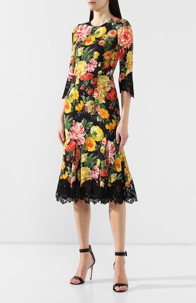 Платье с принтом DOLCE & GABBANA, арт. F6D2RT/FSRJ9, фото 3