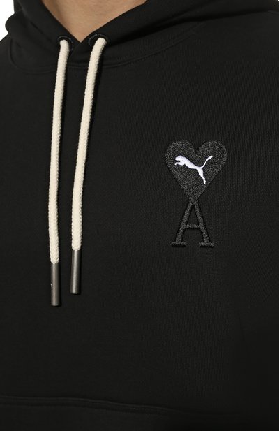 Хлопковое худи puma x ami PUMA, арт. 53406901, фото 5