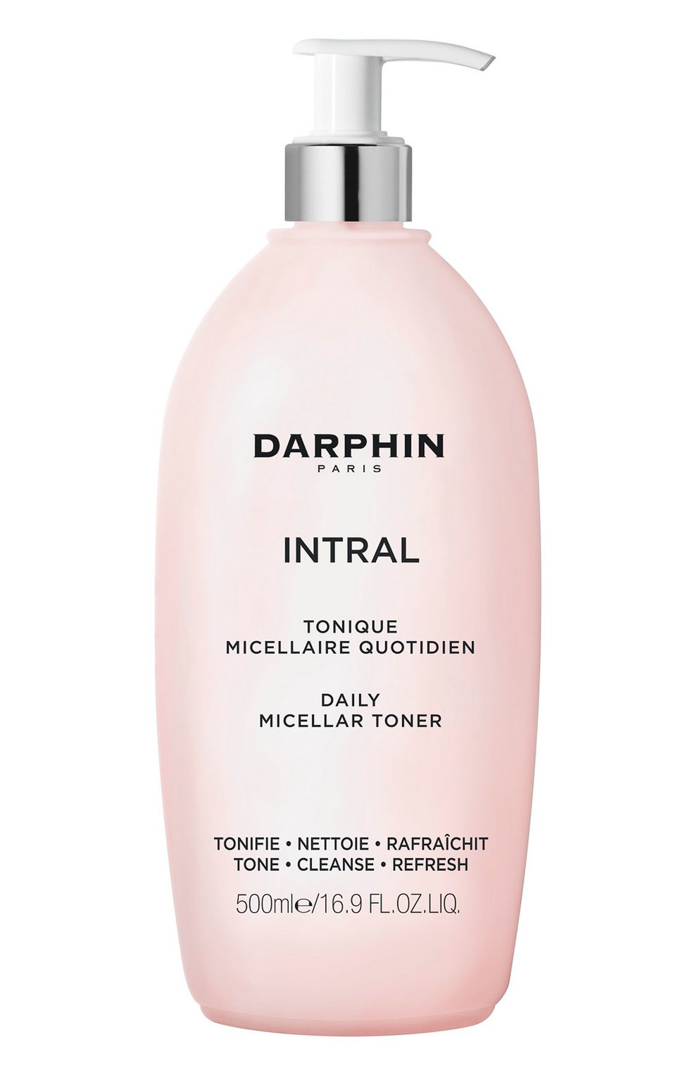 Мицеллярный тоник intral daily micellar toner (500ml) DARPHIN бесцветного цвета по цене 6150 руб., арт. DCMK-02, фото 1 Мицеллярный тоник intral daily micellar toner (500ml) DARPHIN, арт. DCMK-02, фото 1