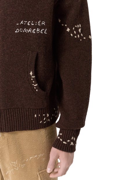 Кардиган DOMREBEL, арт. M 0FFICE/KNIT H00DIE ZIP, фото 5