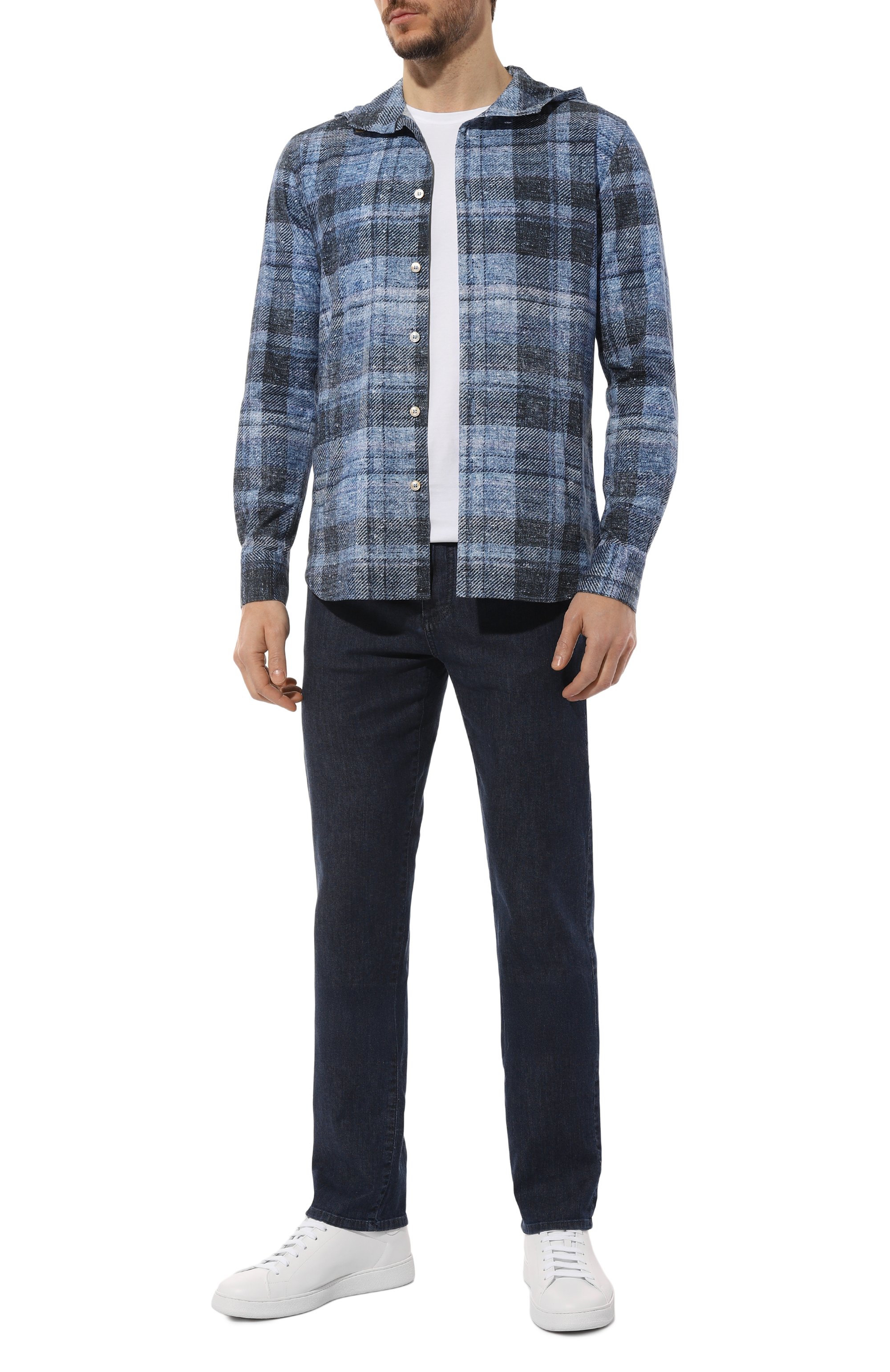 Хлопковая рубашка KITON, арт. UMCMARH0867501, фото 2