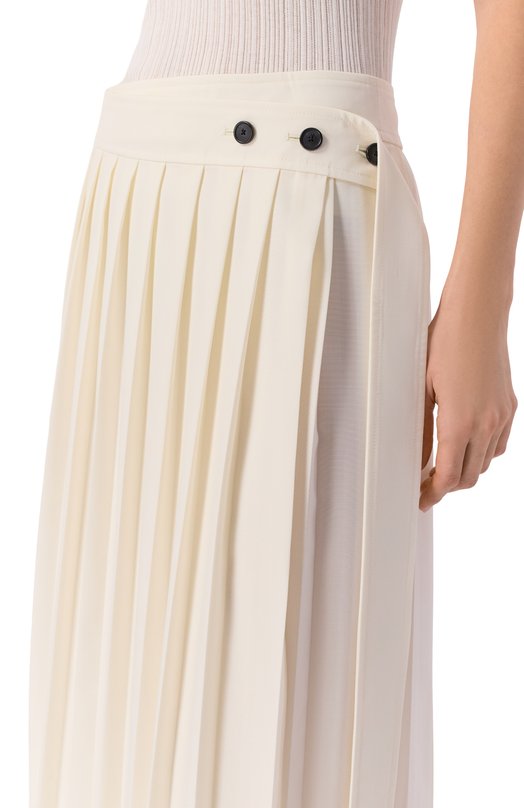 Плиссированная юбка BOSS 50553929 Кремовый  50553929 Фото 5