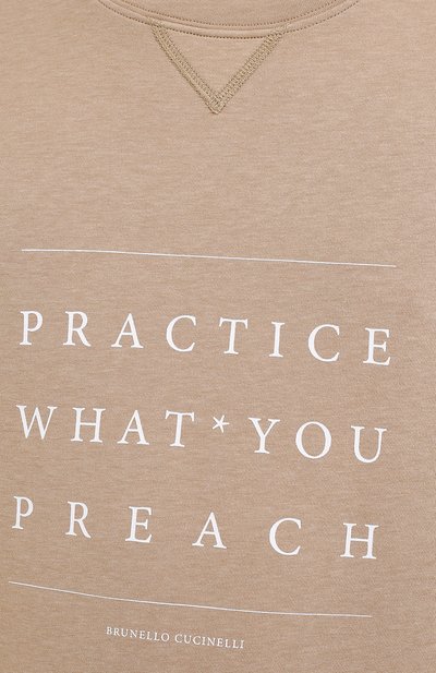 Хлопковый свитшот BRUNELLO CUCINELLI, арт. M0T353561, фото 5