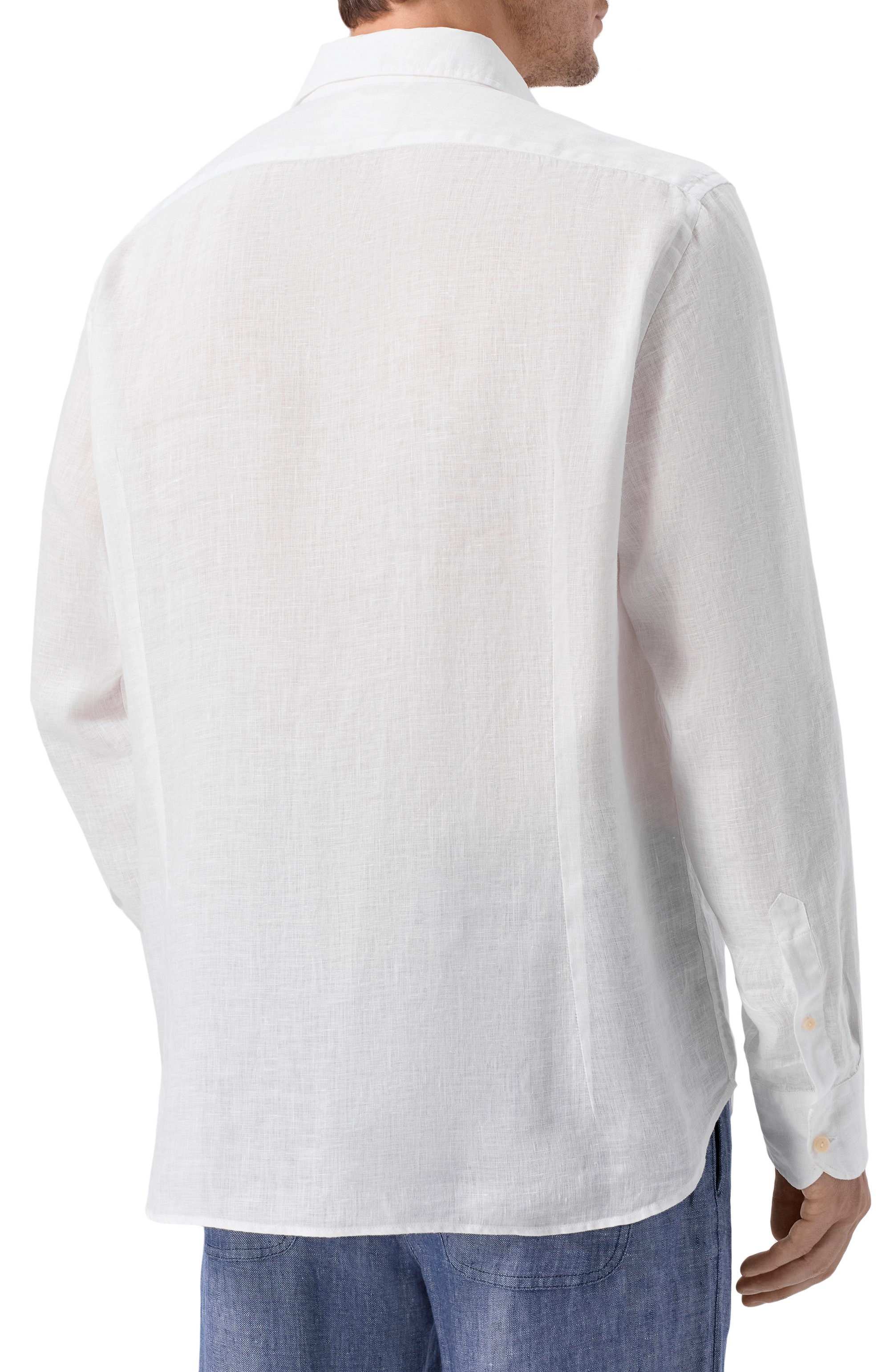 Льняная рубашка MC2 SAINT BARTH, арт. PAMP001-01457L/PAMPL0NA, фото 4