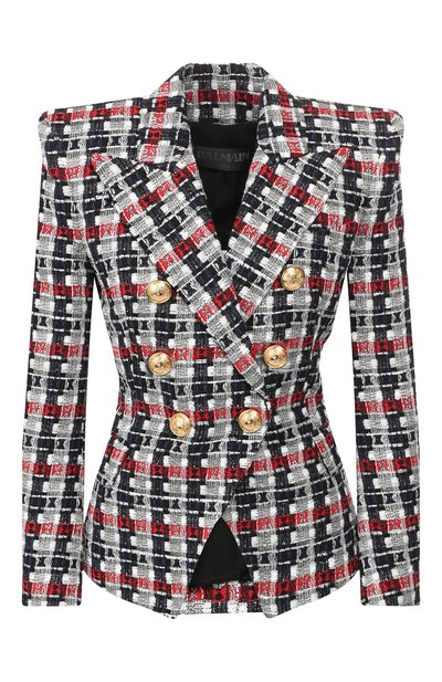 Женский двубортный жакет BALMAIN, арт. RF27131/X131