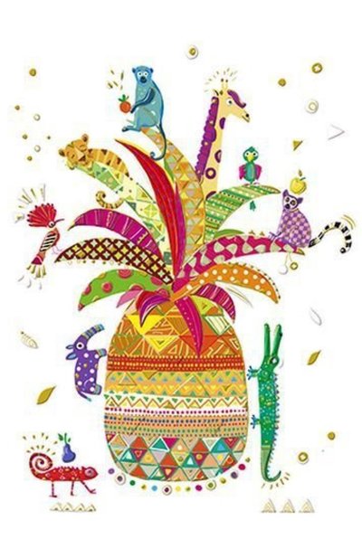 Открытка ананас TURNOWSKY, арт. MO7316