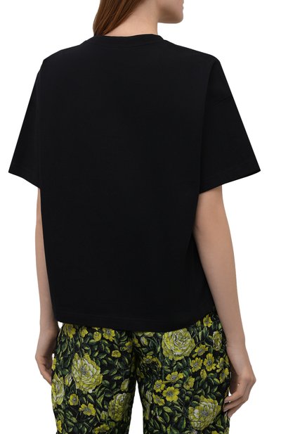 Хлопковая футболка KENZO черного цвета по цене 18200 руб., арт. FB62TS6944SB, фото 4 Хлопковая футболка KENZO, арт. FB62TS6944SB, фото 4