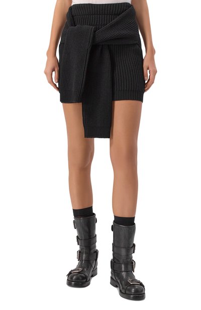 Шерстяная юбка DOLCE & GABBANA, арт. FX035T/JDVDU, фото 3