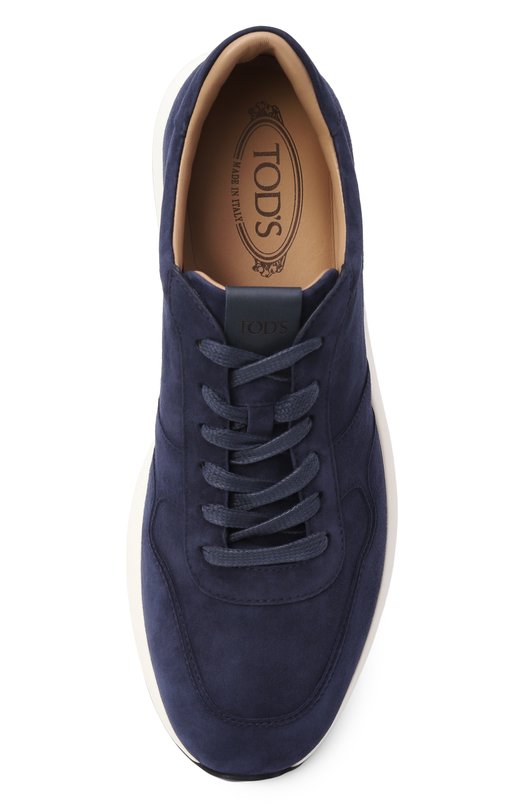 Замшевые кроссовки Tod’s XXM79K0Z281/U7Z Синий  XXM79K0Z281/U7Z Фото 6