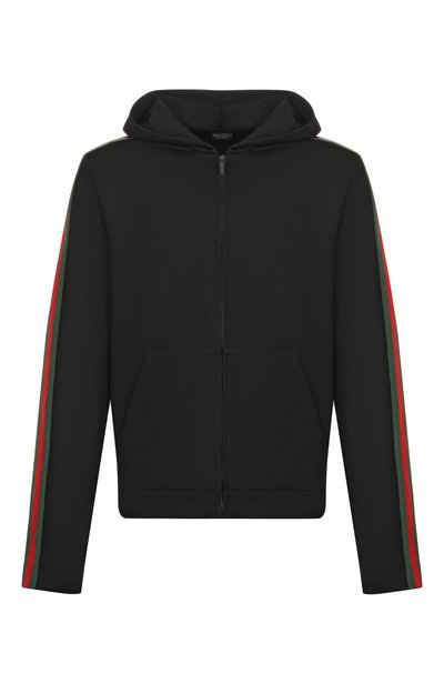 Мужской толстовка из шелка и хлопка GUCCI, арт. 872244/XJH0N