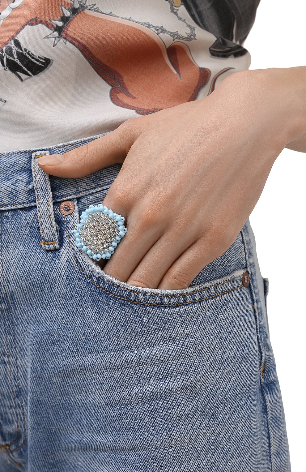 Кольцо камень большой HIAYNDERFYT, арт. 1-1LBTRCK, фото 2