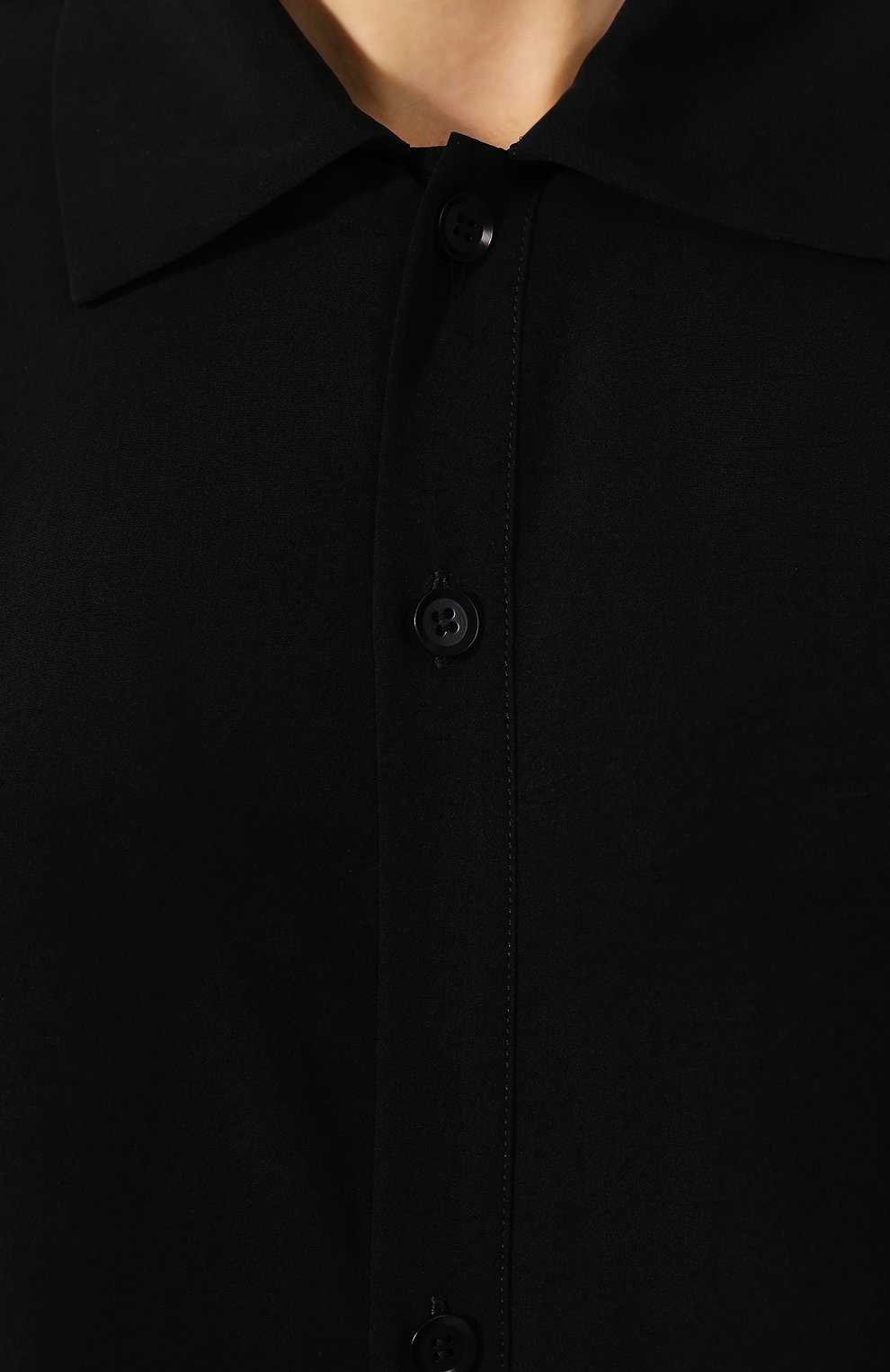 Платье YOHJI YAMAMOTO черного цвета по цене 56250 руб., арт. YJ-D03-500, фото 5 Платье YOHJI YAMAMOTO, арт. YJ-D03-500, фото 5