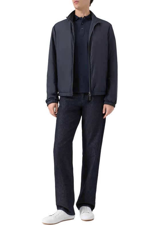 Кожаные кеды Brioni QHM10L/P7731 Белый  QHM10L/P7731 Фото 2