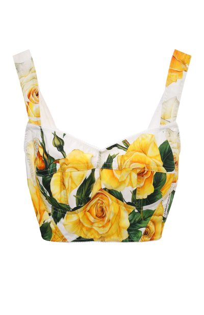 Женский хлопковый топ DOLCE & GABBANA, арт. F772JT/HS5N0