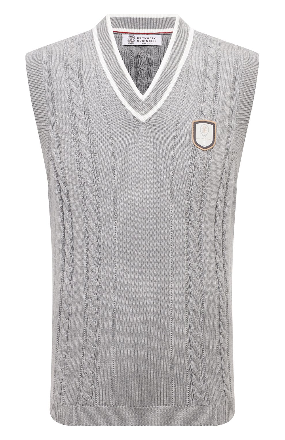 Хлопковый жилет BRUNELLO CUCINELLI, арт. M2870B2264, фото 1