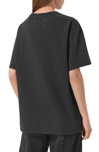Хлопковая футболка MAISON MARGIELA, арт. S29GC0314/S24575, фото 4