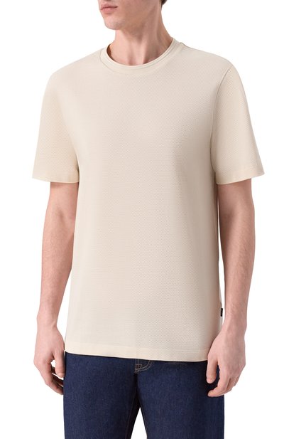 Хлопковая футболка BOSS, арт. 50452680, фото 3