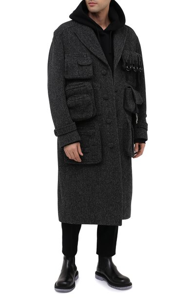 Шерстяное пальто DOLCE & GABBANA, арт. G024KT/FC2E6, фото 3