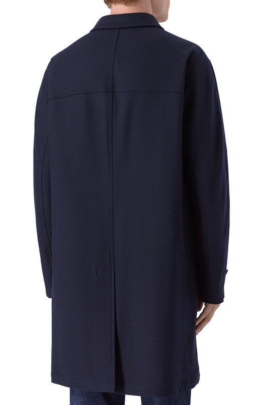 Кашемировое пальто Brioni S0RW0L/0C334 Синий  S0RW0L/0C334 Фото 4