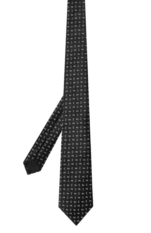 Шелковый галстук Giorgio Armani GM000800/TE16585 Чёрный  GM000800/TE16585 Фото 3