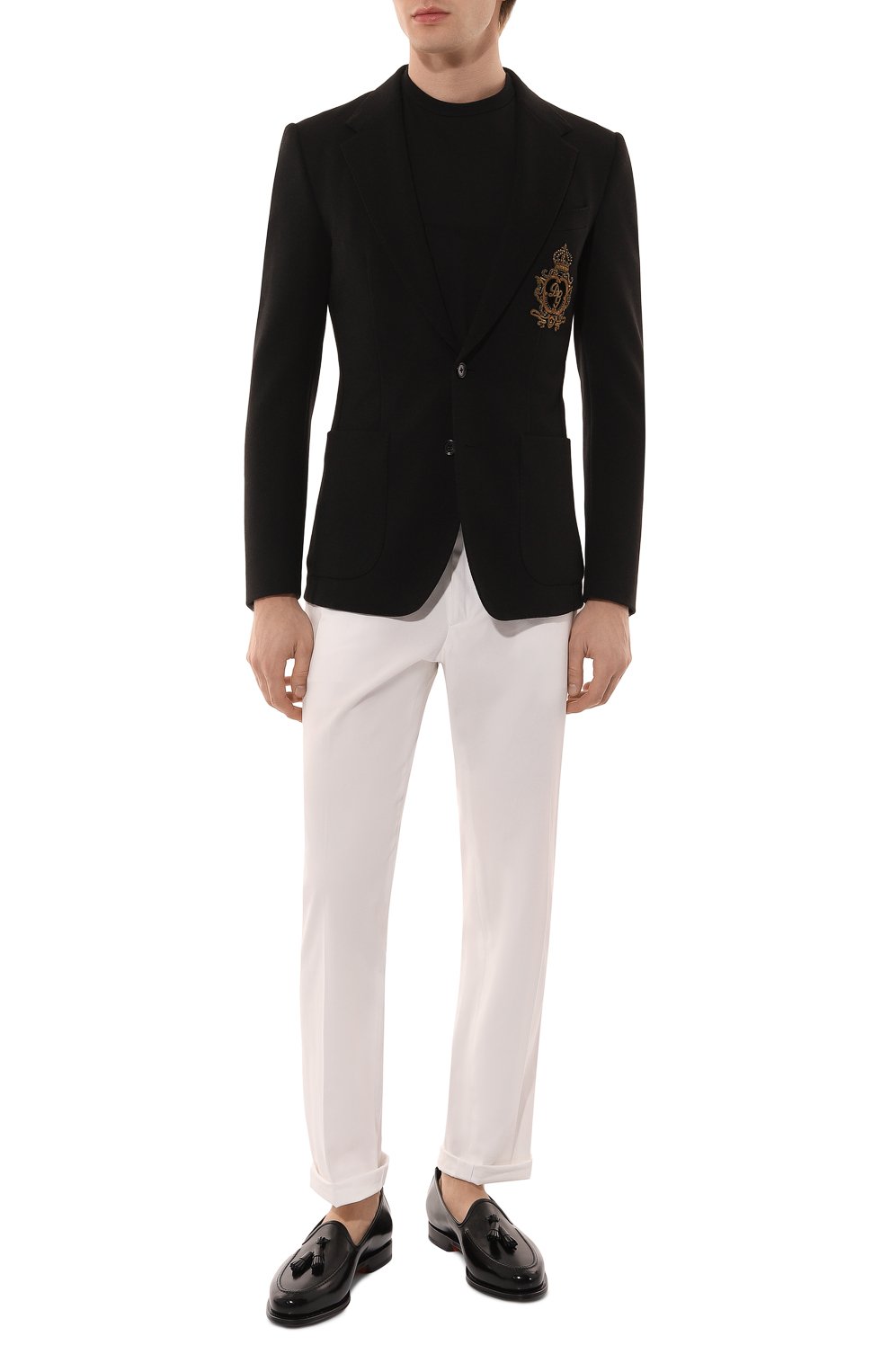 Кожаные лоферы andrea SANTONI черного цвета по цене 113500 руб., арт. MCAG18970MC1HVVD, фото 2 Кожаные лоферы andrea SANTONI, арт. MCAG18970MC1HVVD, фото 2